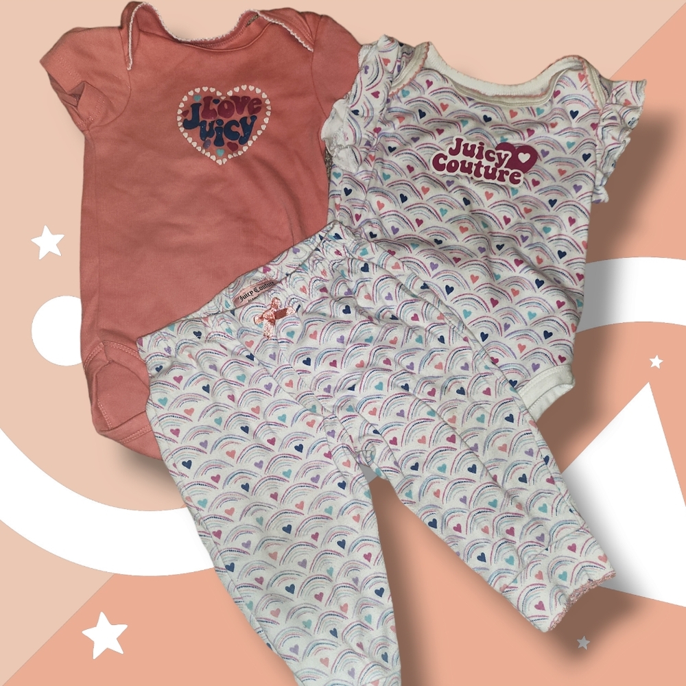 6 to 9 month Juicy Couture Set